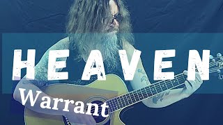 How To Play Heaven By Warrant On Acoustic Guitar