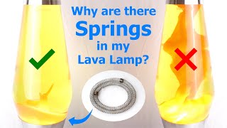 What Springs and Coils in Lava Lamps do: Time Lapse Comparison using Mathmos Astro