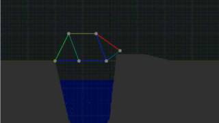 Bridge building game - Old - Level 15