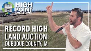 Celebrity RECORD IOWA LAND AUCTION - HIGHEST EVER!! $30,000 PER ACRE! Wealth
