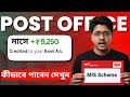 Post Office MIS Scheme | Post Office Monthly Income Scheme Details | Post Office Scheme