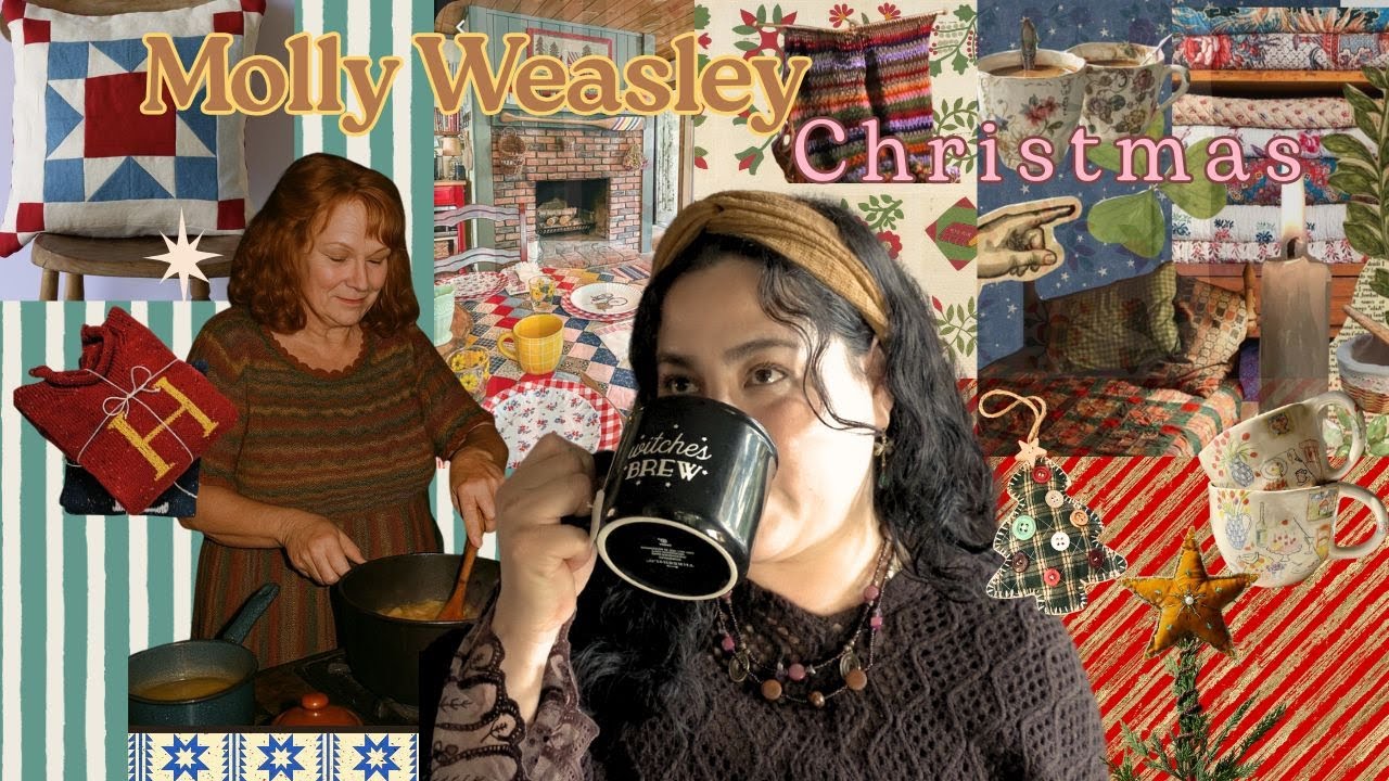 Праздничный сезон в стиле Молли Уизли 🎄 Идеи декора и праздничных подарков своими руками