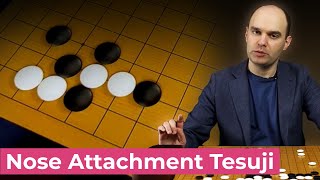 The Nose Attachment Tesuji — Lesson by Alexander Dinerstein 3p [ENG DUB] screenshot 2