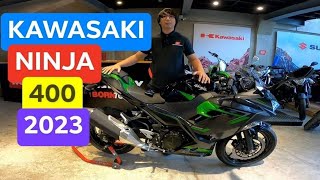 New Kawasaki Ninja 400 2023 SRP 340,900 SPECS, REVIEW, SOUND CHECK, WALK AROUND, KIRBY MOTOVLOG