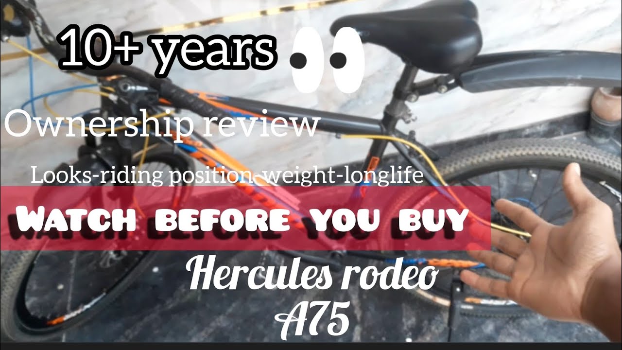 10 year ownership review of hercules rodeo a75 model #cycle #bike # ...