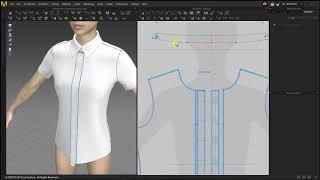 Marvelous Designer Basic Garments: Color Blocked Shirt