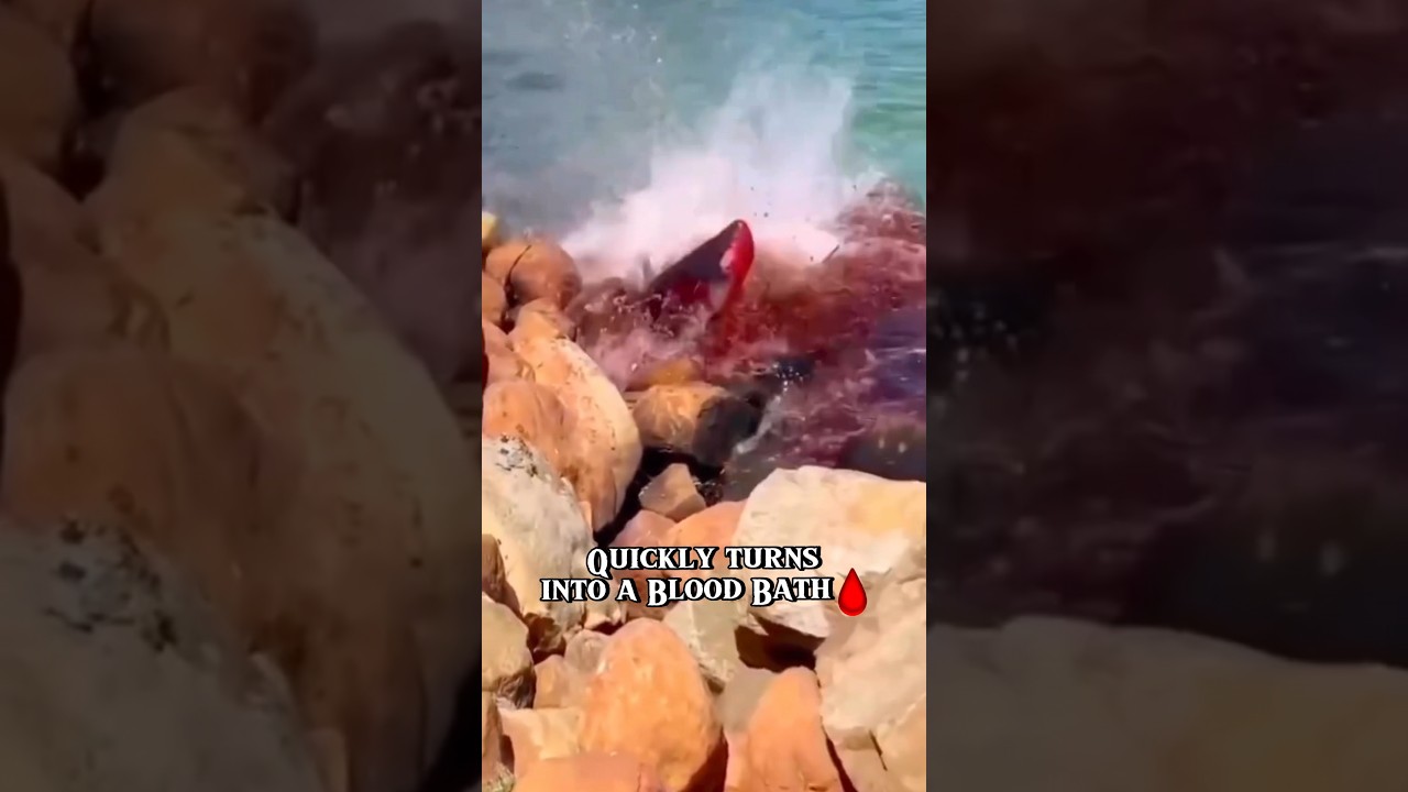 Этот прекрасный день быстро превращается в кровавую баню😳🐋 