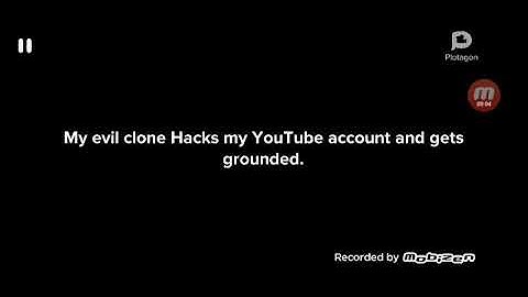My Evil Clone Hacks my YouTube account/Gets Grounded!