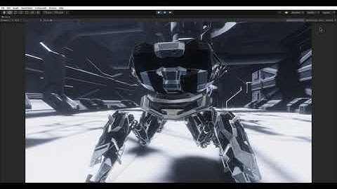 Mech Robot Rendering Tuning with Unity HDRP