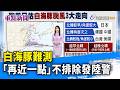白海豚難測 「再近一點」不排除發陸警【重點新聞】-20260805