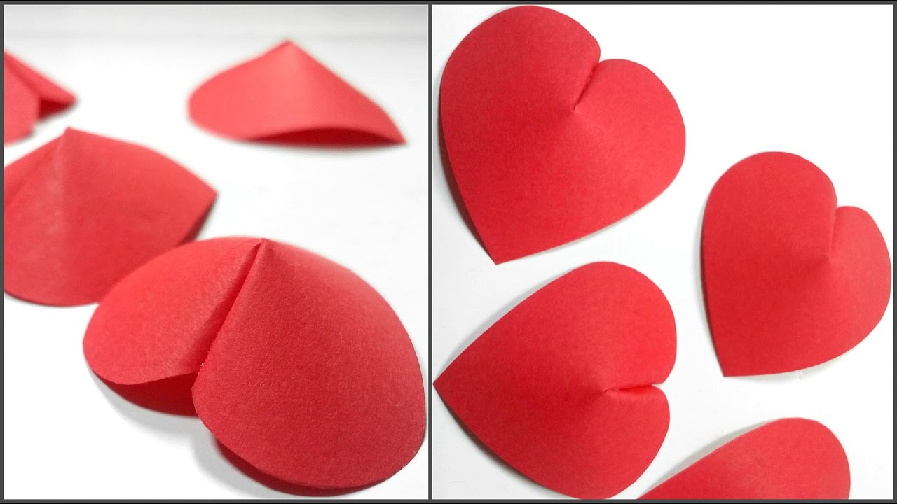 How to Make a 3D Heart - Paper, Card and Foam 