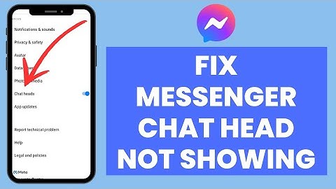 How To Fix Facebook Messenger Bubble Not Showing (2023) | Messenger Chat Head Not Showing (Solved)