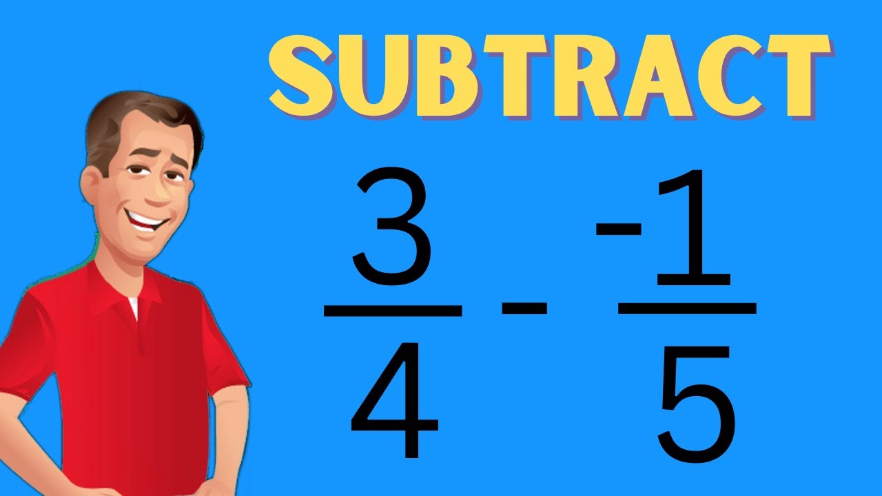 How To Subtract Positive And Negative FRACTIONS YouTube How To Subtract Positive And Negative FRACTIONS YouTube