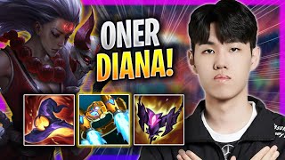 ONER IS A GOD WITH DIANA! - T1 Oner Plays Diana JUNGLE vs Viego! | Season 2023