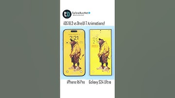 iOS 18.2 vs OneUI 7 Animations ❤️