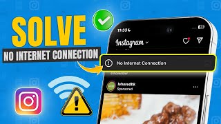 How to Fix NO Internet Connection on Instagram on iPhone | Instagram NO Internet Problem