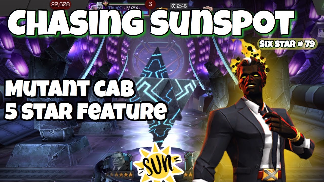 6 STAR CRYSTAL FOR SUNSPOT//MUTANT CAV AND A 5 STAR FEATURE.