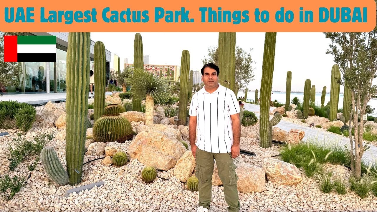 Exploring the Largest Cactus Garden in the UAE! #vlog
