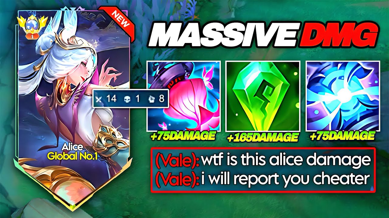 ONE COMBO = INSTANT DEATH 💀⚡ | THIS ALICE BUILD IS TOO OP IN 2026 ...