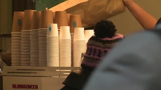 Cafes are banishing disposable coffee cups
