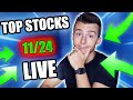 🔴 TOP STOCKS TO WATCH RIGHT NOW LIVE 🔴 Turkey Week Madness, Penny Stocks And More (11/24)