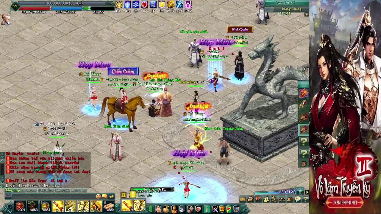 Võ Lâm 2 : Pk Khuya cùng anh em jx2caothu