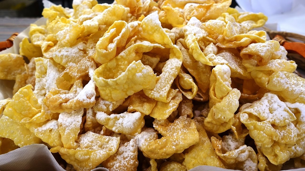 CHIACCHIERE E FAVIN ALLA VENETA -ricetta tradizionale-IN CUCINA CON LO CHEF PAUL KLER