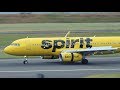 Spirit Airlines Airbus A320-232 [N641NK] landing in PDX