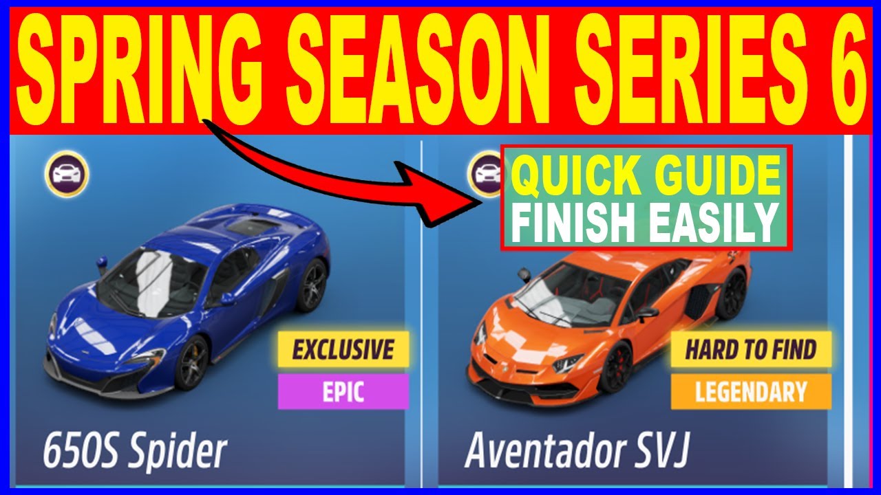 Forza Horizon 5 Spring Hot Season Festival Playlist Series 6 How to Get Lamborghini Aventador SVJ