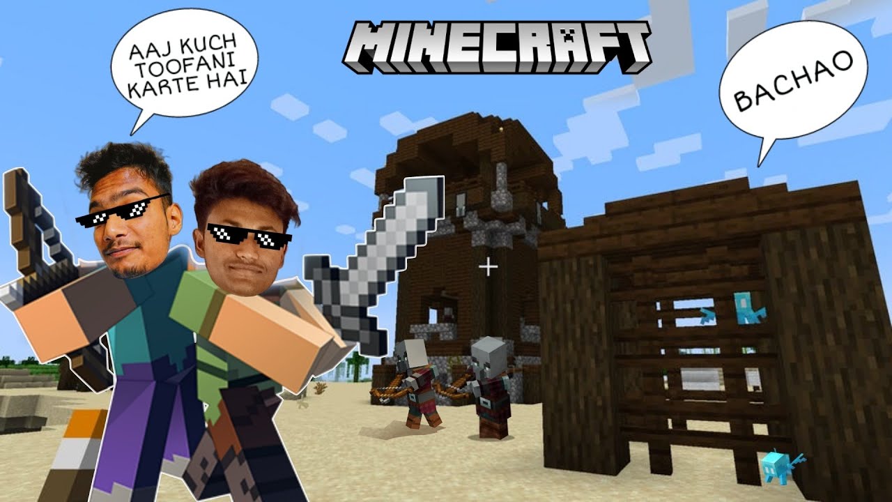 Attack on Pillagers & Rescuing Allays Minecraft Episode 3 YouTube