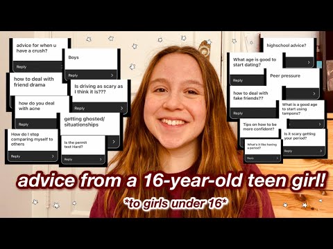 advice from a 16-year-old teen girl to girls under 16.. giving you guys tips i wish i knew earlier!!