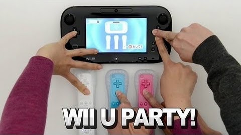 Wii U Party Gameplay