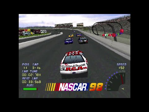 NASCAR 98 - PS1 Gameplay