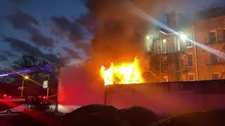 Fire at Newark Catering Hall