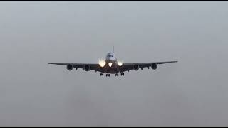 Emirates A380 landing