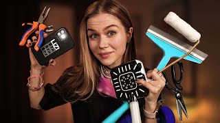 Fastest ASMR Medical Exam with Wrong Tools (Eye exam, Ear Exam,CNE,  Face exam, BP, Eye brows)