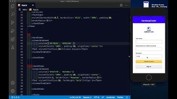 [DEMO] Create Account || React native || NativeBase Tutorial