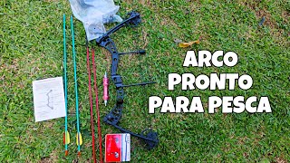 Arco composto para pesca