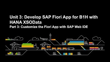 (한글자막) SAP Fiori app 생성 및 배포 4/8  XSOData 데모 - Fiori App 커스터마이징 2_2