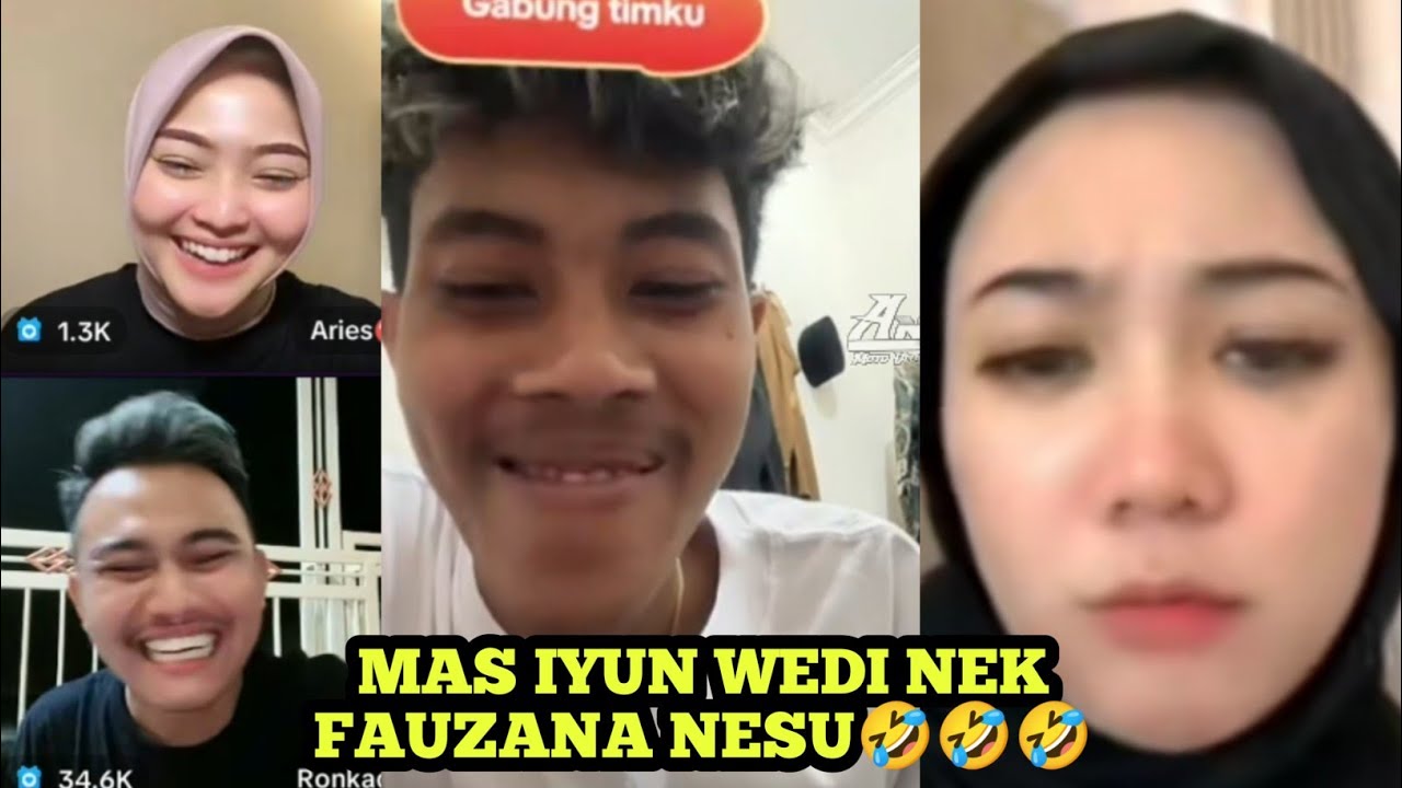FAUZANA MARAH SAMA MAS IYUN GARA GARA INI‼️FULL DAGELAN E MAS IYUN🤣🤣🥰
