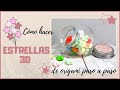 Cómo hacer 🌟 ESTRELLAS de ORIGAMI 3D |paso a paso| [DIY Súper FÁCIL]