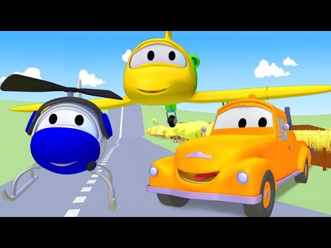 子供向けの車のアニメ 飛行機 カーシティ 車のアニメ Nipponxanh