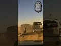 Quiet traffic STOP explodes in a split second