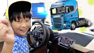 예준이의 트럭 게임 플레이 자동차 장난감 조립놀이 Truck Game Play with Car Toy Assembly screenshot 4