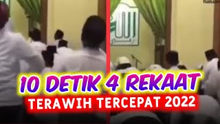 10 detik 4 Rekaat! Sholat Terawih Tercepat 2022 Di Dunia