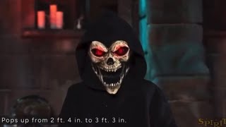 NEW Spirit Halloween 2026 SCREAMING REAPER Animatronic Demo!
