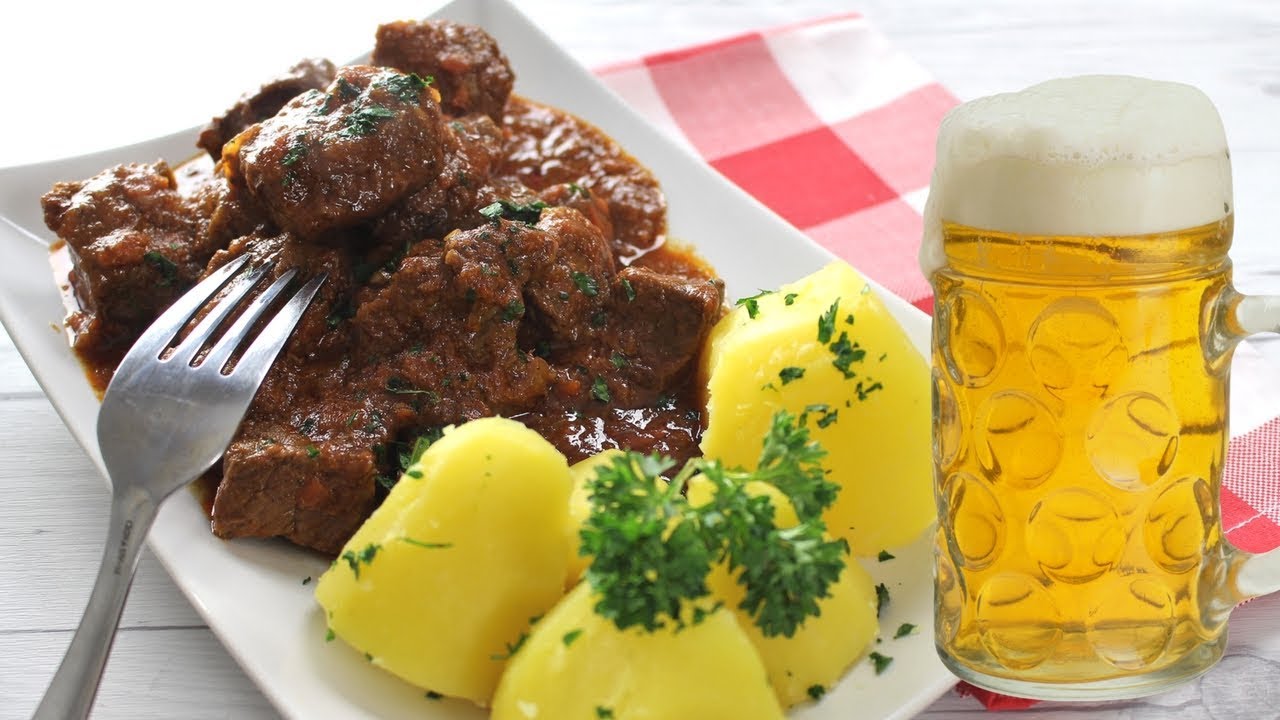 Goulash with Beer - German Recipe for Brewery Goulash | German Recipes by All Tastes German