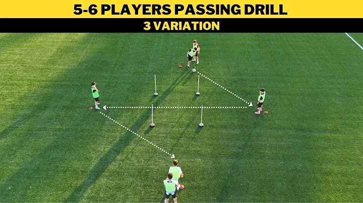 5-6 Players Passing Drill  | 3 Variations | Football/Soccer Training