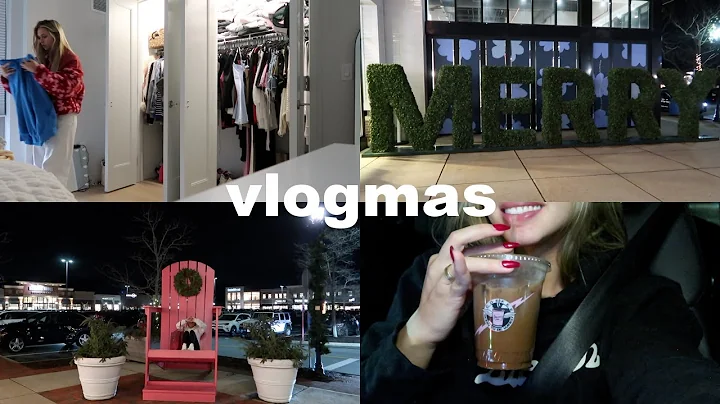 vlogmas 2022| Christmas shopping & spend the night...