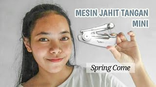 Spring Come mesin jahit tangan mini portable